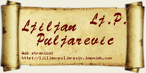Ljiljan Puljarević vizit kartica